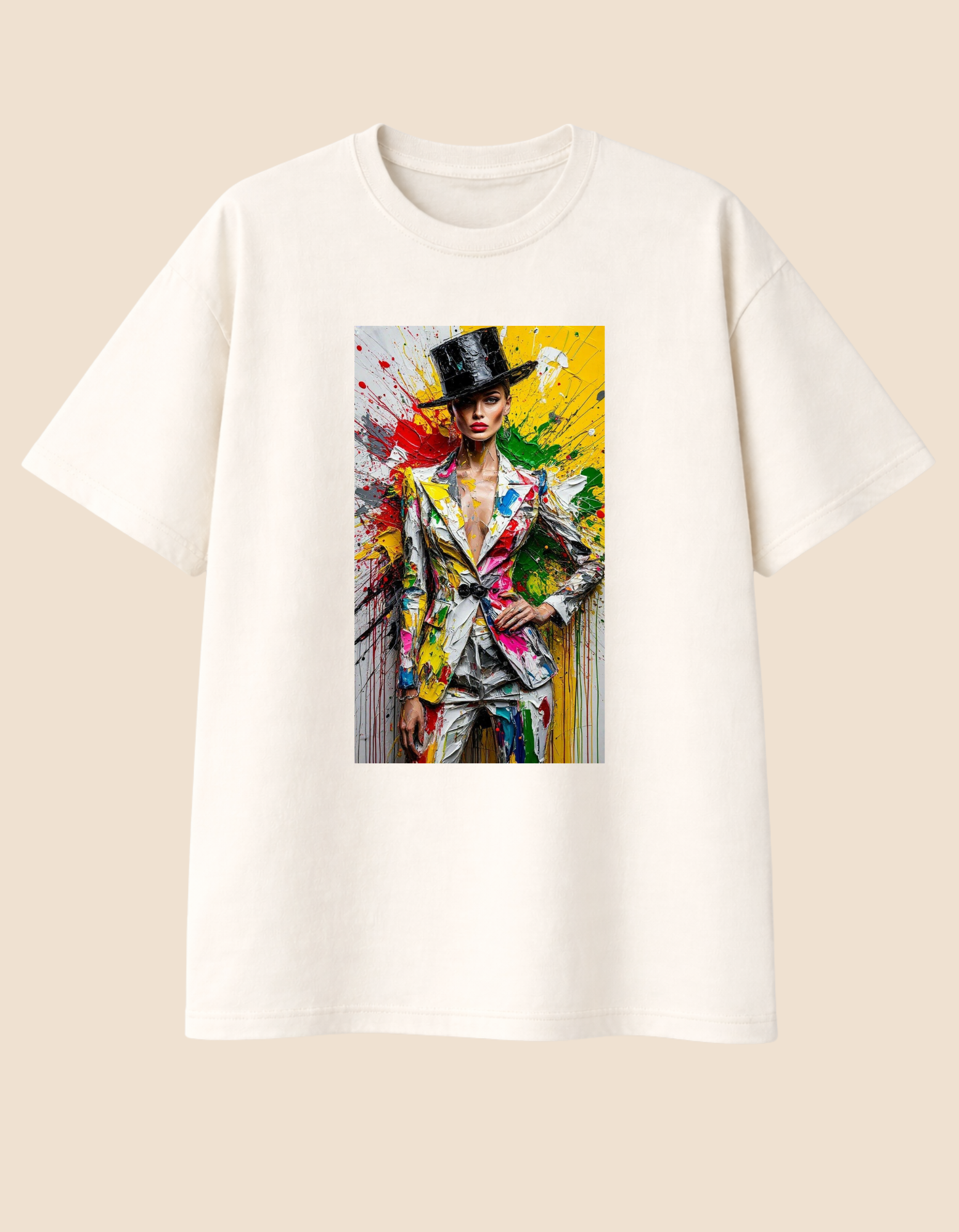 Camiseta Oversized Arte em Cena