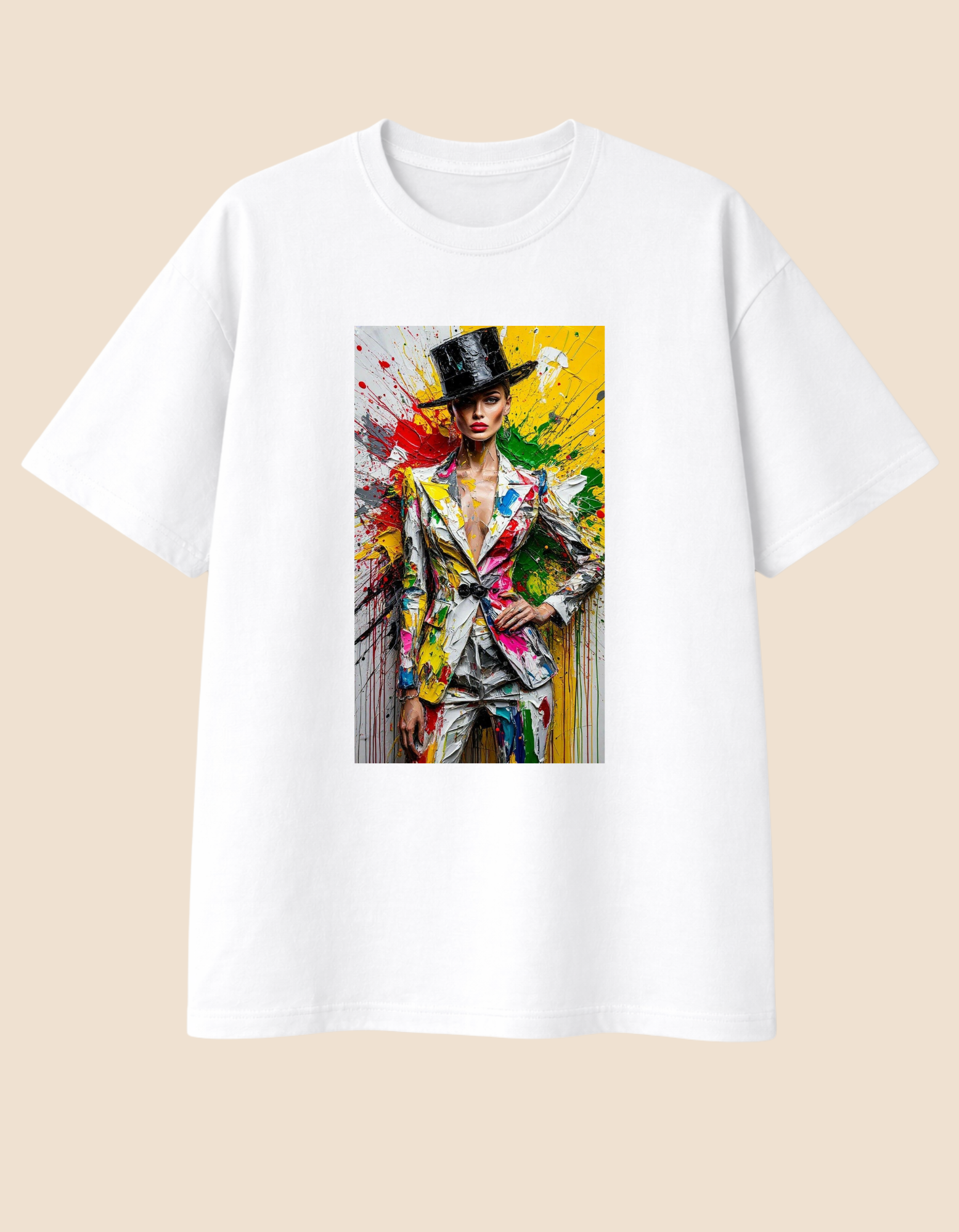 Camiseta Oversized Arte em Cena