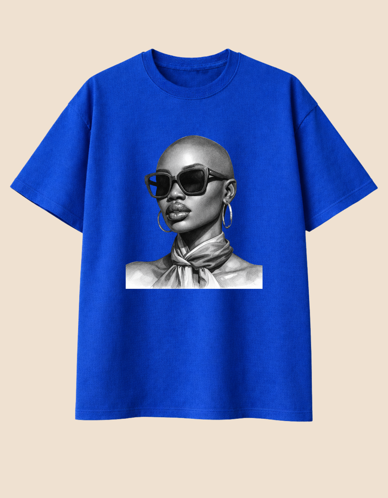 Camiseta Plus Size Negra Careca