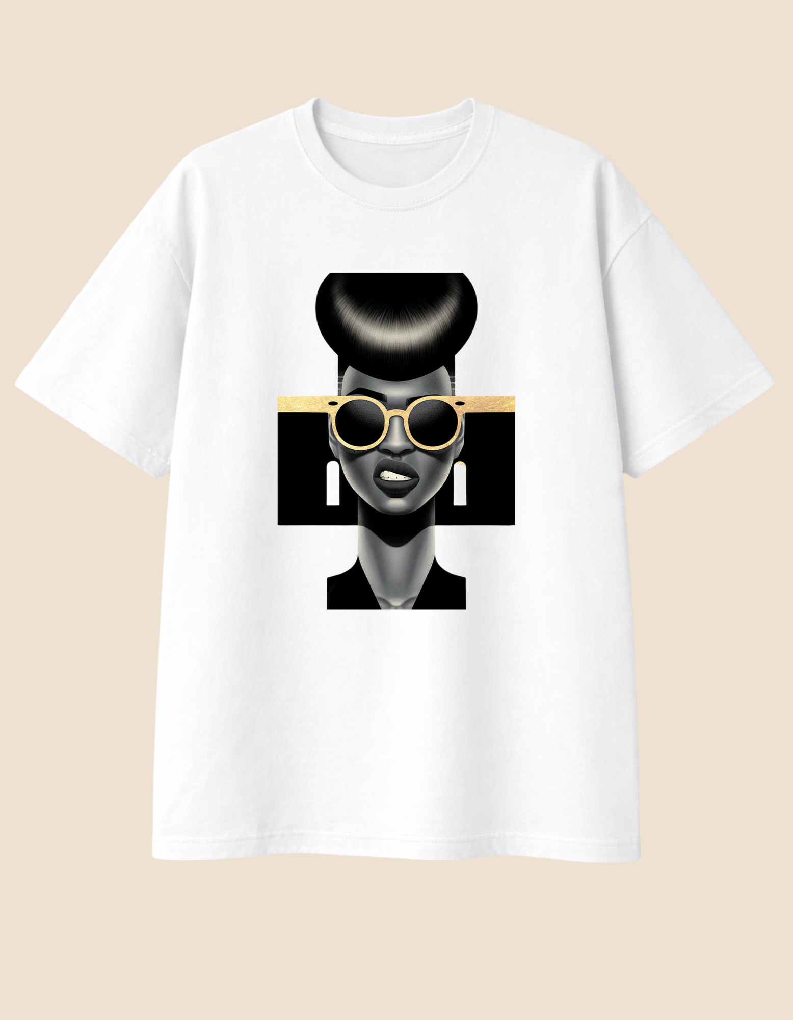 Camiseta Elegância Preta