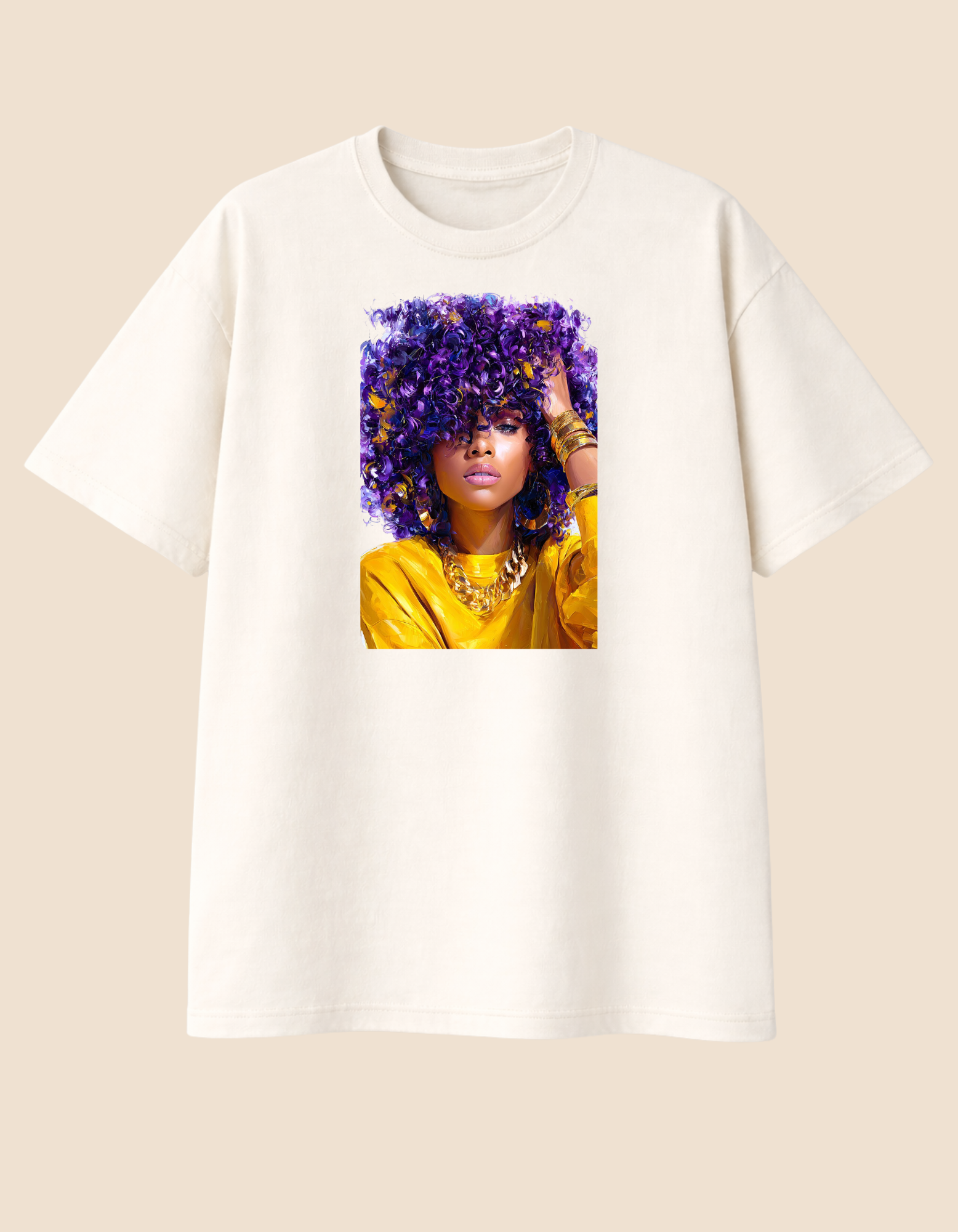 Camiseta Roxa de Axé