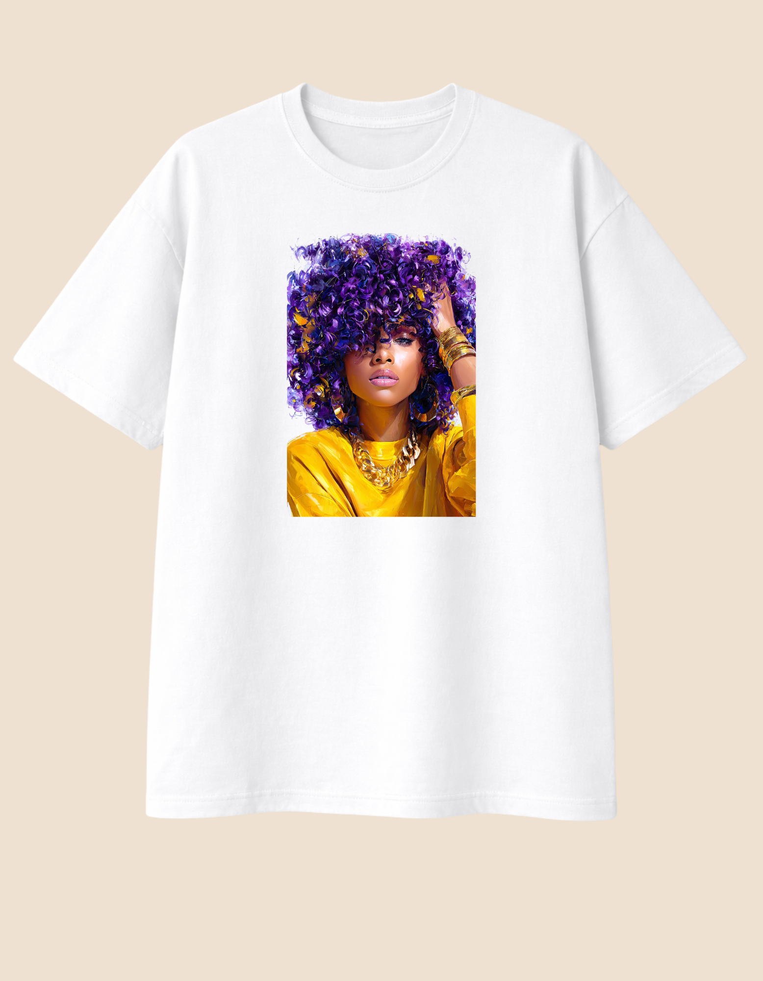 Camiseta Roxa de Axé