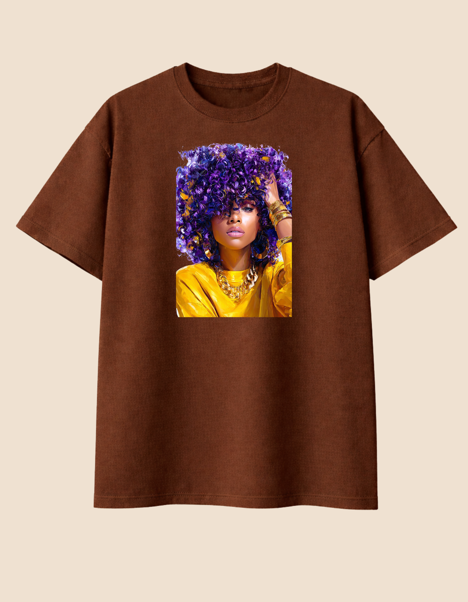 Camiseta Roxa de Axé