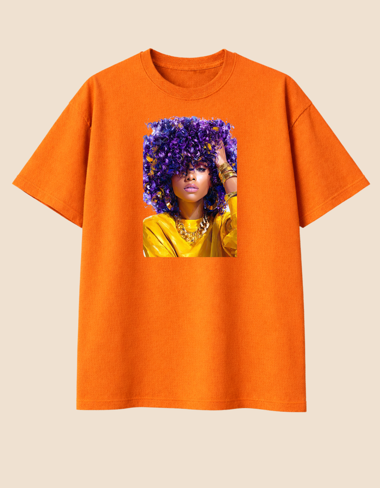 Camiseta Roxa de Axé