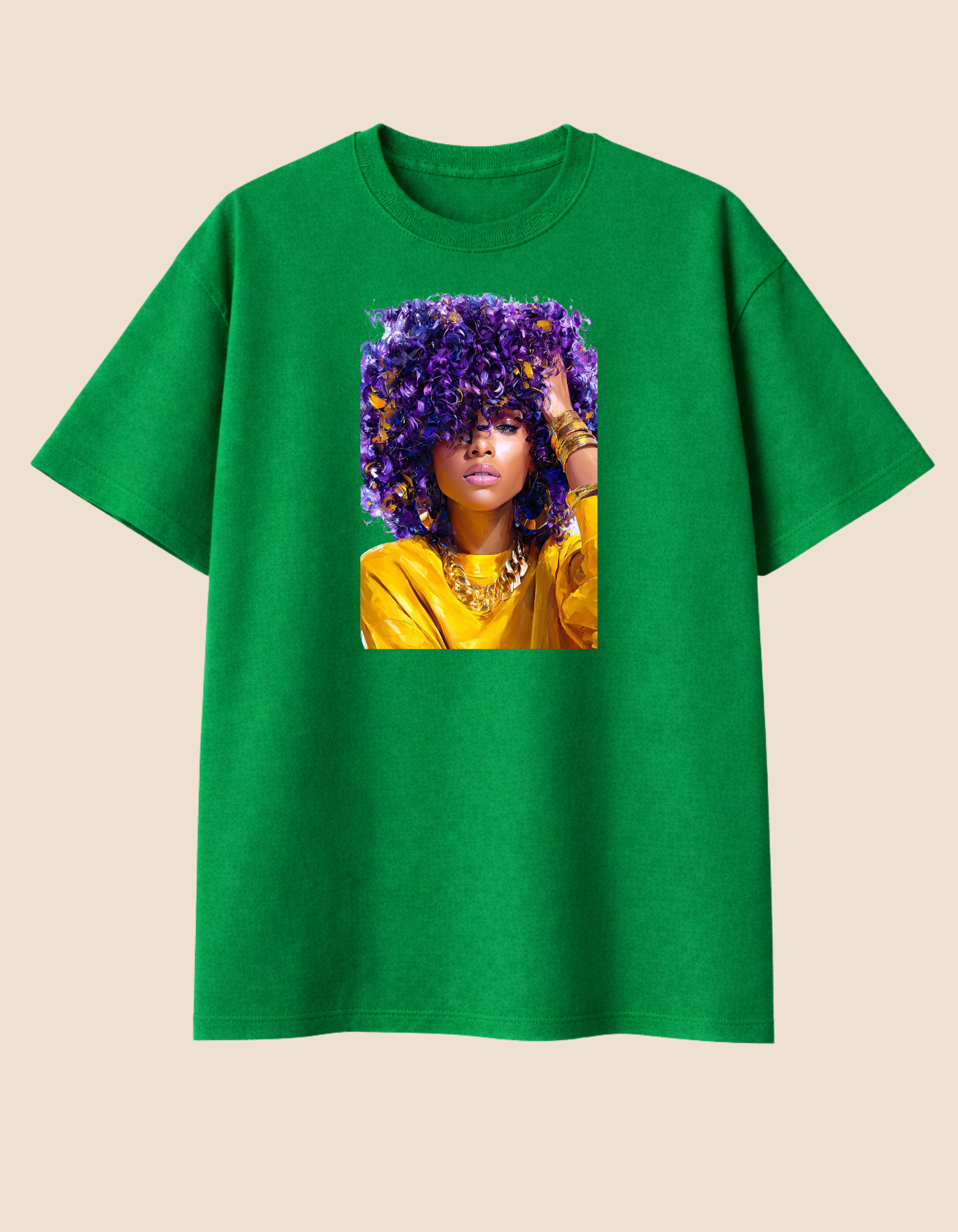Camiseta Roxa de Axé