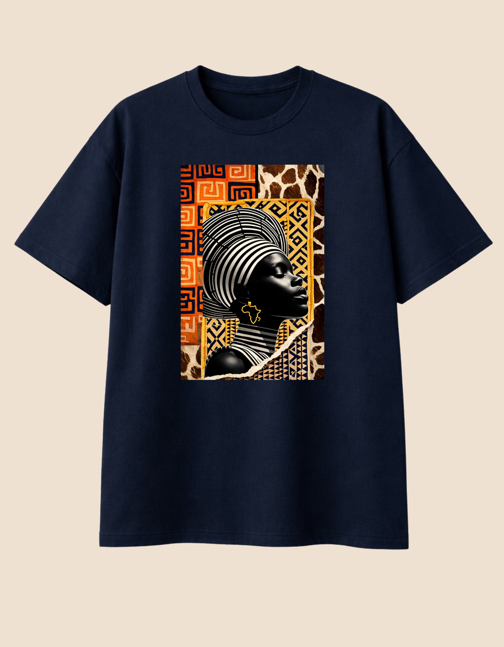 Camiseta Essência Africana Plus Size
