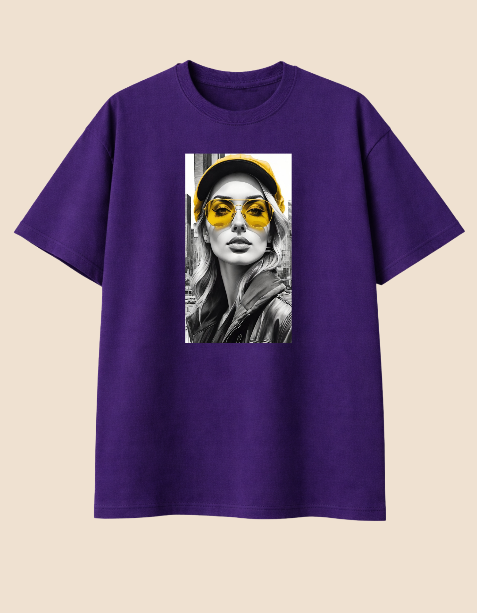 Camiseta Luz Urbana Oversized