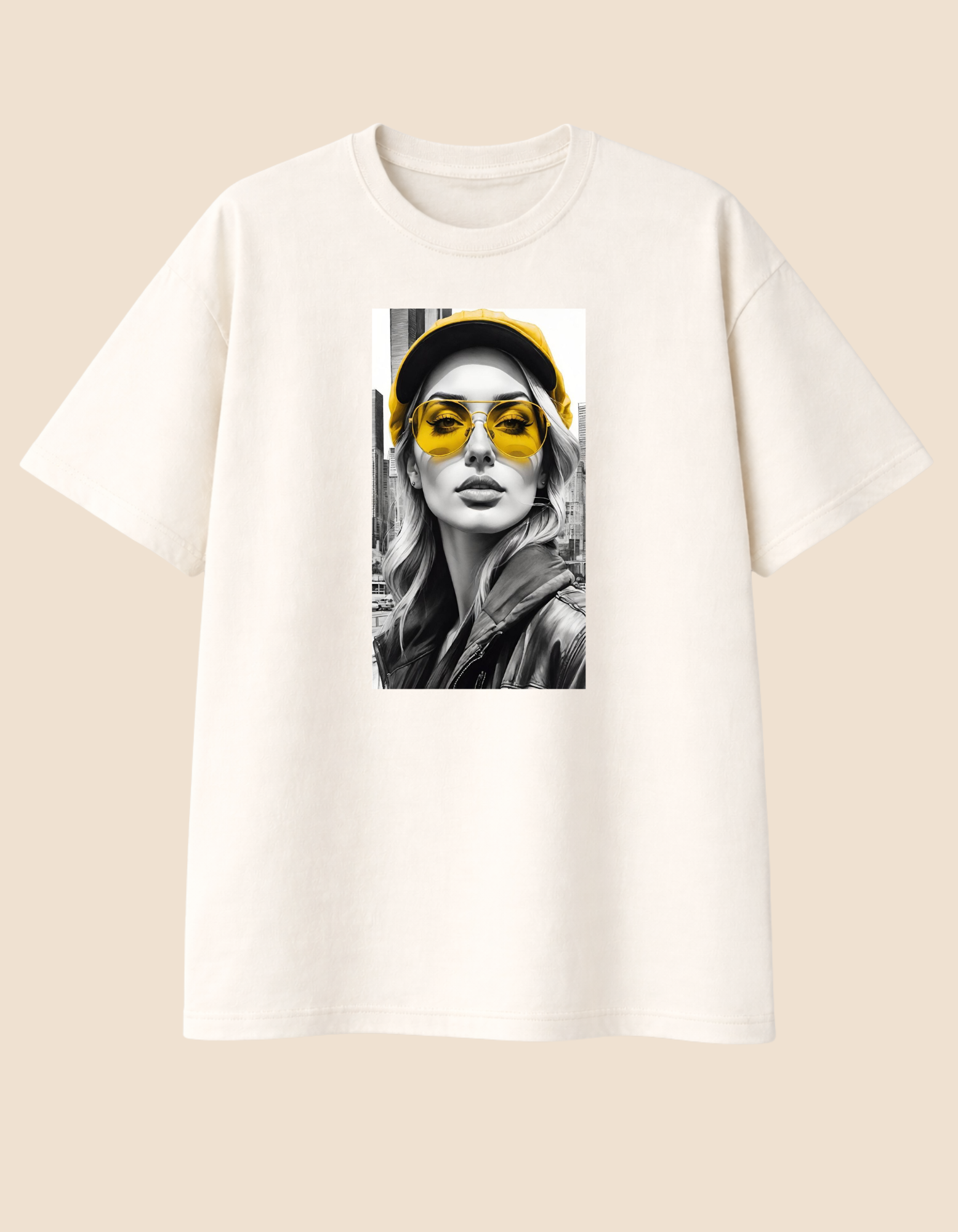 Camiseta Luz Urbana Oversized