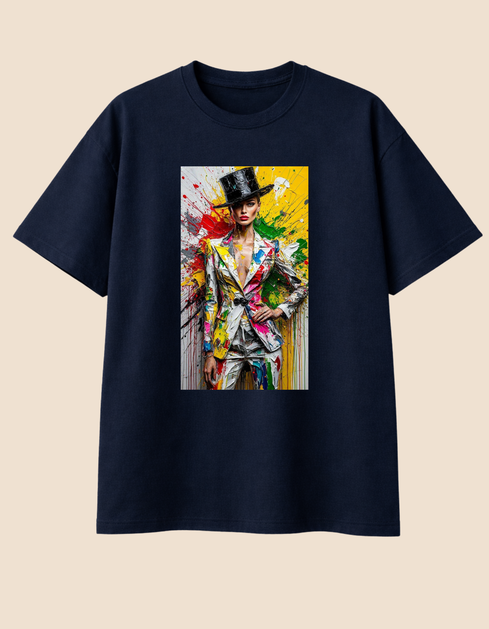 Camiseta Oversized Arte em Cena