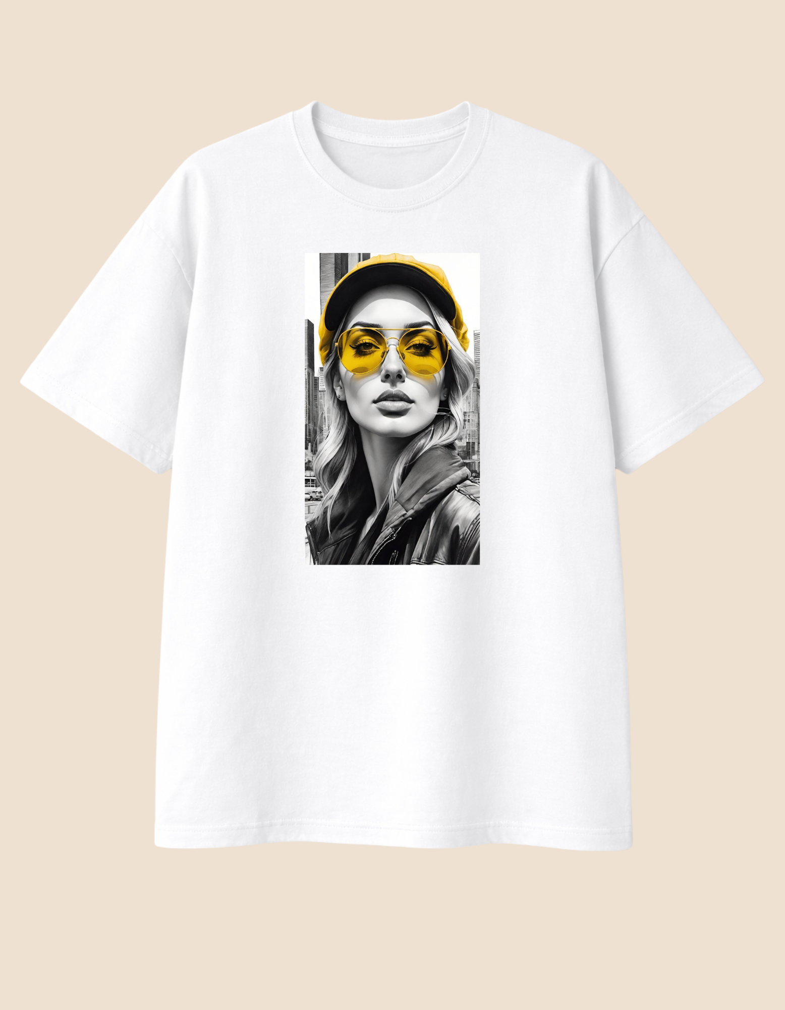 Camiseta Luz Urbana Oversized