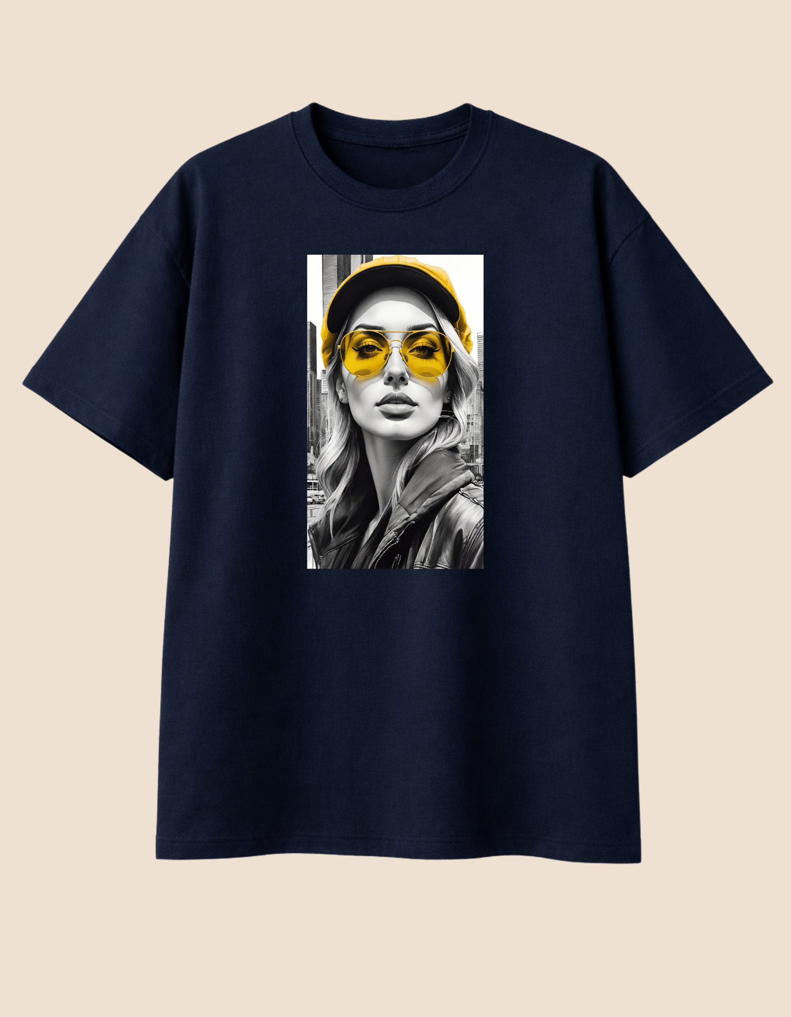 Camiseta Luz Urbana Oversized