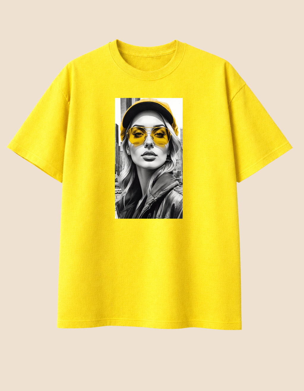 Camiseta Luz Urbana Oversized