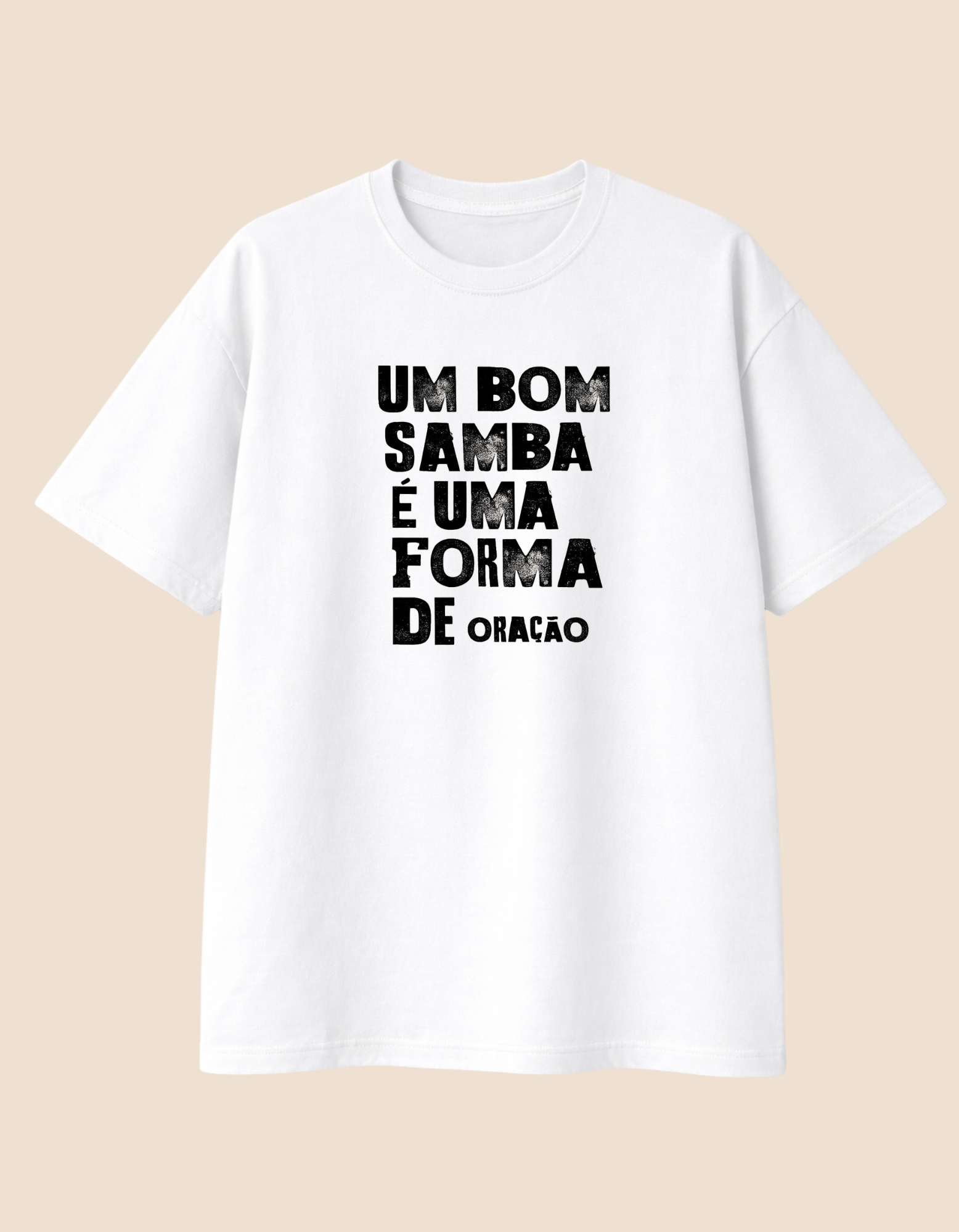 Camiseta Samba é Oração